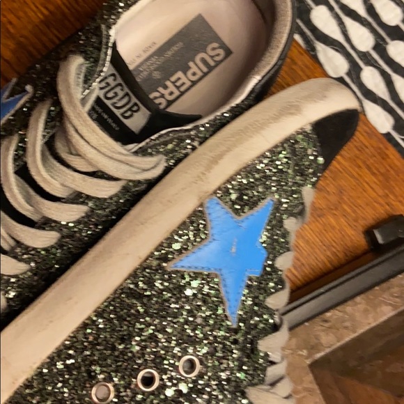 Golden Goose Glitter Green - Picture 5 of 8